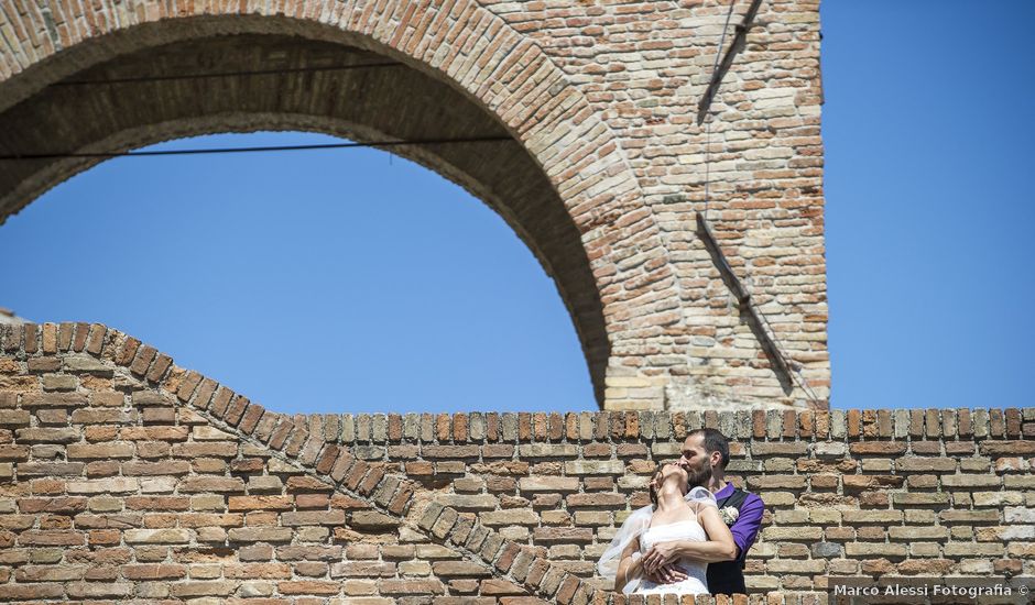 Il matrimonio di Alessandro e Silvia a Mondolfo, Pesaro - Urbino