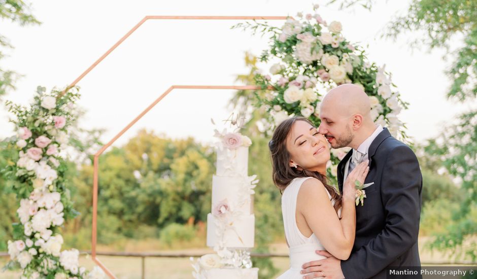 Il matrimonio di Adriano e Yuko a Sutri, Viterbo