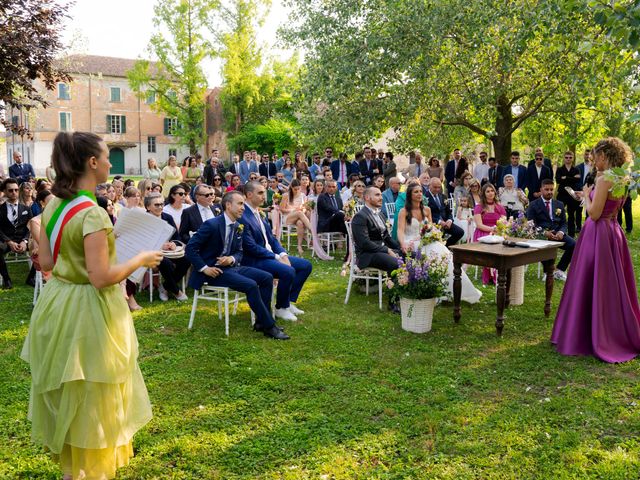 Il matrimonio di Elena e Andrea a Monticelli d'Ongina, Piacenza 43