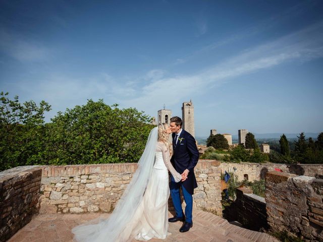 Il matrimonio di Nidal e Sara a San Gimignano, Siena 37