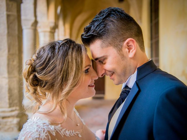 Il matrimonio di Angela e Claudio a Pompei, Napoli 1
