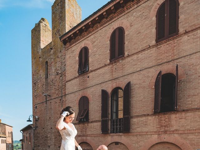 Il matrimonio di Francesco e Irina a Certaldo, Firenze 49