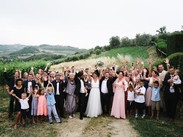 Il matrimonio di Nils e Kerstin a Bibbiano , Siena 54