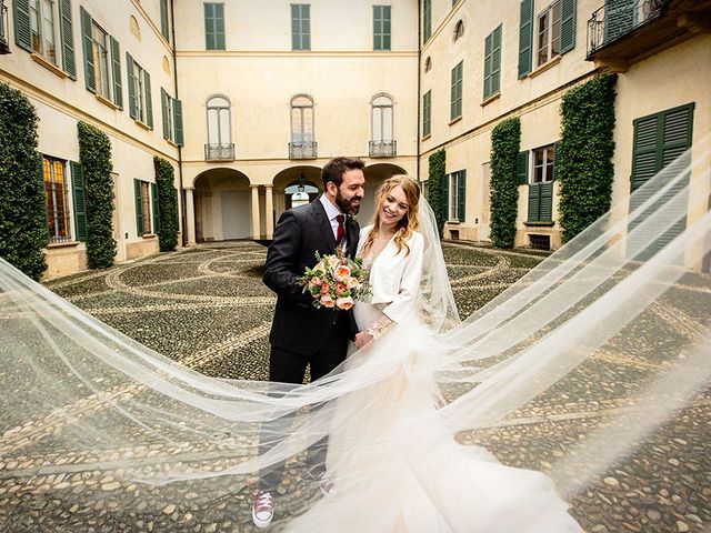 Il matrimonio di Davide e Elisa a Cantello, Varese 30
