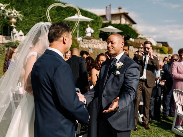 Il matrimonio di James e Loredana a Costermano, Verona 73