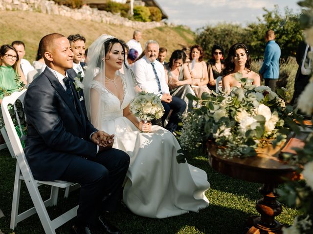 Il matrimonio di James e Loredana a Costermano, Verona 80