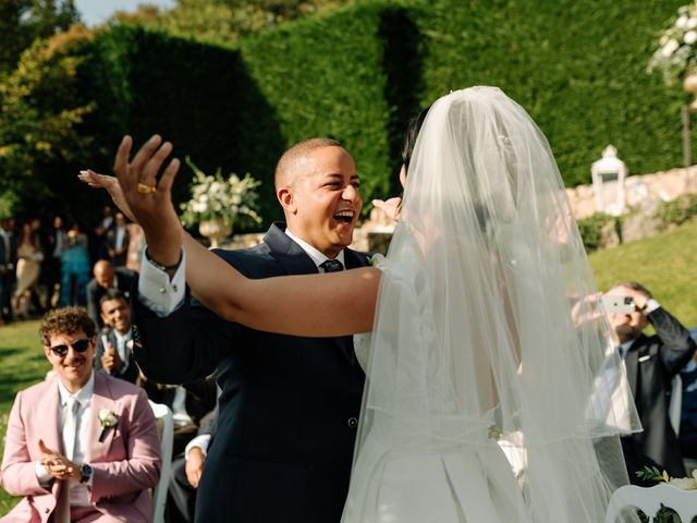 Il matrimonio di James e Loredana a Costermano, Verona 92