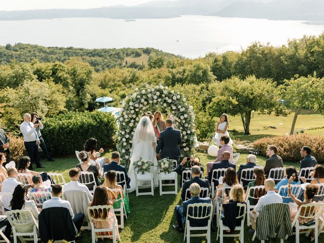 Il matrimonio di James e Loredana a Costermano, Verona 95