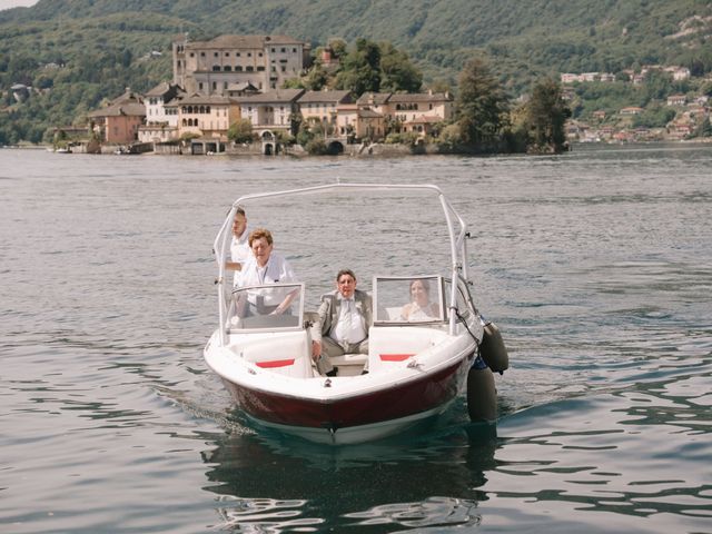 Il matrimonio di Ermes e Camila a Orta San Giulio, Novara 38
