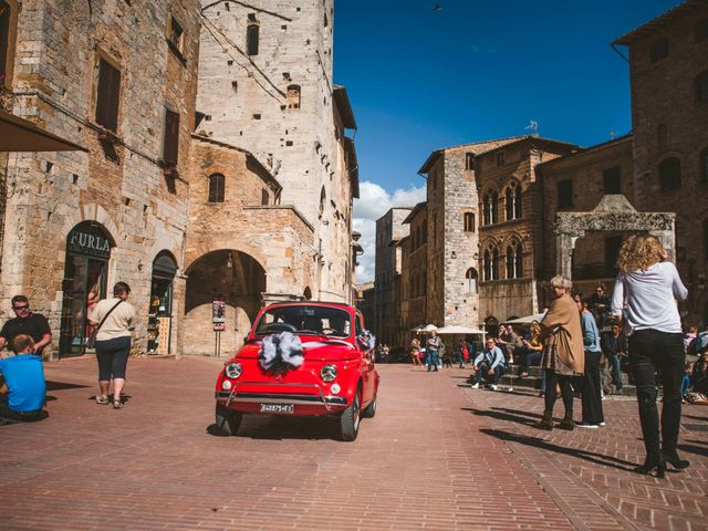 Il matrimonio di Alessio e Francesca a San Gimignano, Siena 26