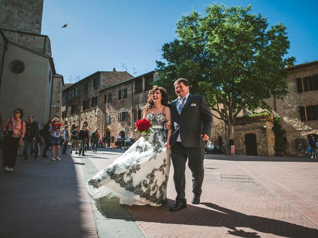 Il matrimonio di Alessio e Francesca a San Gimignano, Siena 27