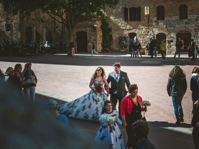 Il matrimonio di Alessio e Francesca a San Gimignano, Siena 28