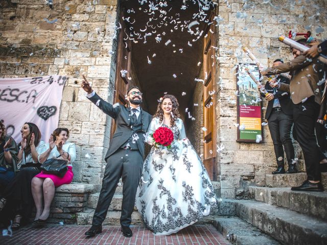 Il matrimonio di Alessio e Francesca a San Gimignano, Siena 2