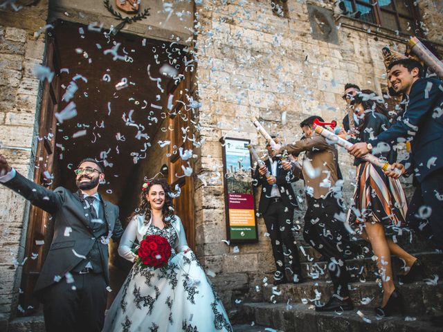 Il matrimonio di Alessio e Francesca a San Gimignano, Siena 38