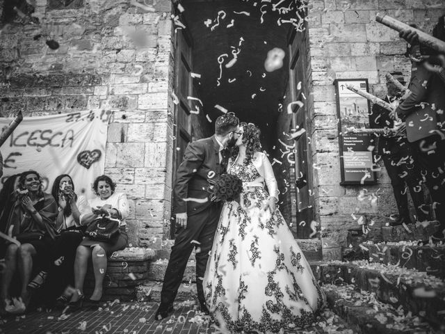 Il matrimonio di Alessio e Francesca a San Gimignano, Siena 39