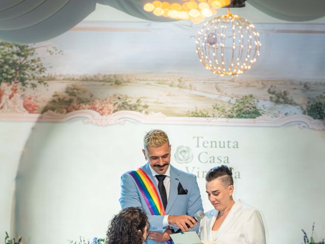Il matrimonio di Elisabetta e Ana Carolina a Villa d&apos;Almè, Bergamo 41