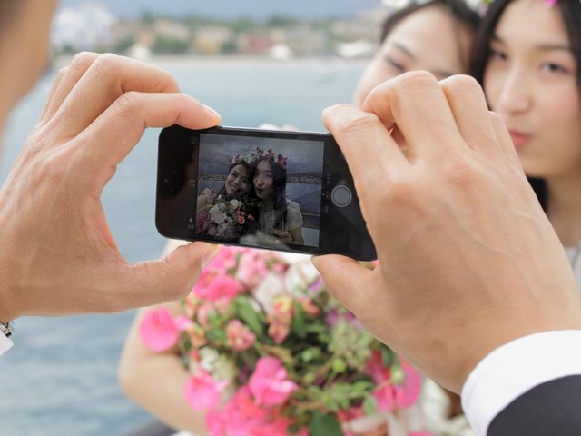 Il matrimonio di Jong e Shay a Taormina, Messina 31