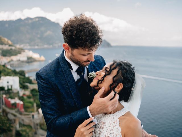 Il matrimonio di Nicola e Touria a Amalfi, Salerno 79