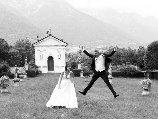 Il matrimonio di Lorenzo e Giada a Santa Giustina, Belluno 35