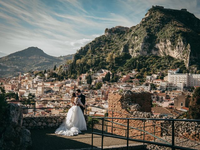 Il matrimonio di Dario e Morena a Taormina, Messina 54