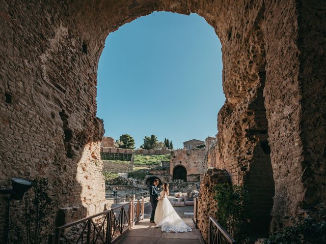 Il matrimonio di Dario e Morena a Taormina, Messina 84