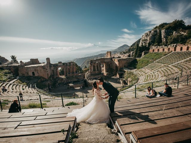 Il matrimonio di Dario e Morena a Taormina, Messina 86