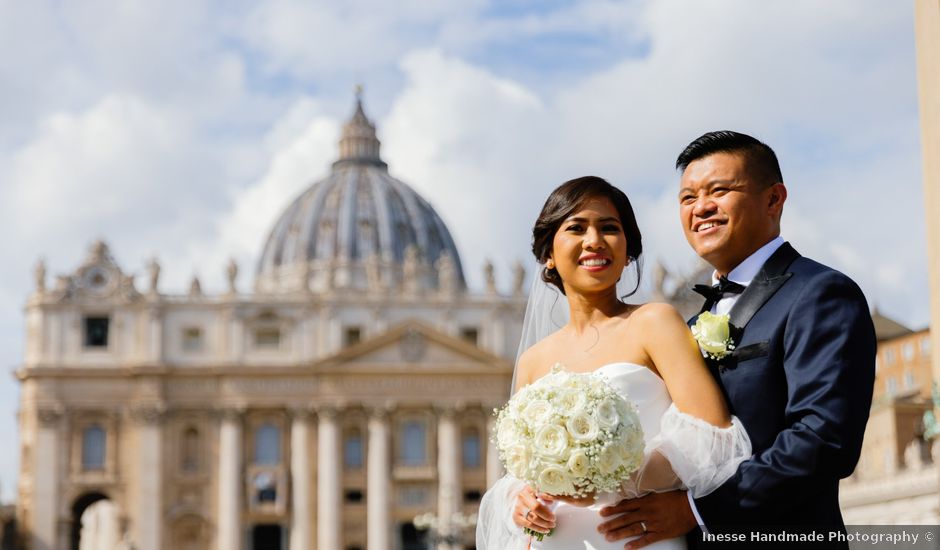 Il matrimonio di Victor e Jolly a Roma, Roma