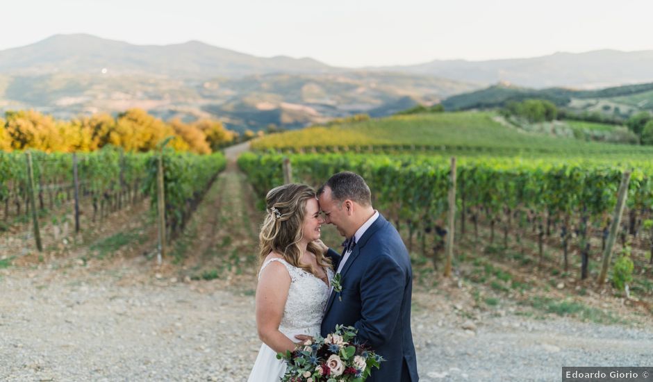 Il matrimonio di Kyle e Nicole a Montalcino, Siena