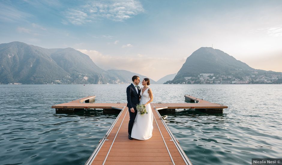 Il matrimonio di Eugenio e Roberta a Lugano, Ticino