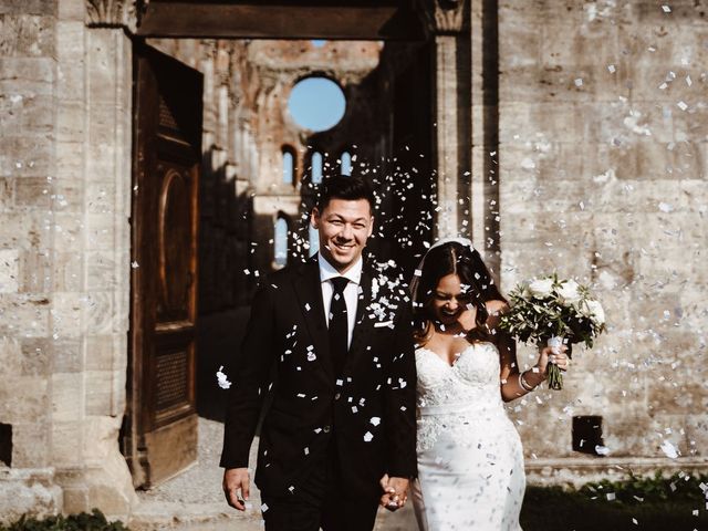 Il matrimonio di Jamie e Shin a Chiusdino, Siena 32