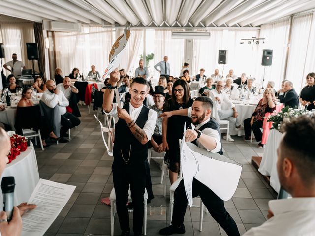 Il matrimonio di Ambra e Lorenzo a San Lorenzo in Campo, Pesaro - Urbino 73