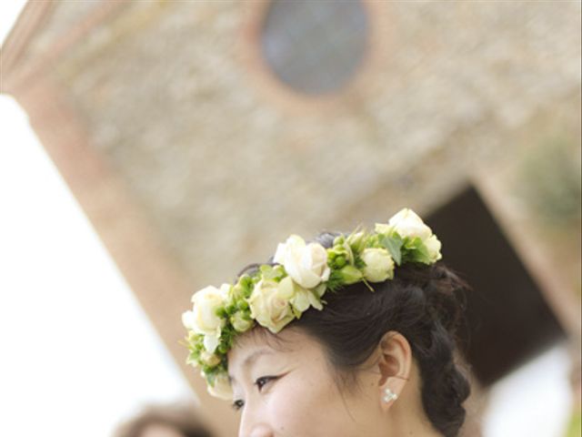 Il matrimonio di Yuki e Filippo a Montaione, Firenze 15