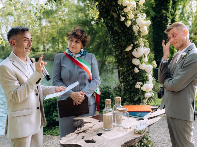 Il matrimonio di Stefano e William a Gaggiano, Milano 37