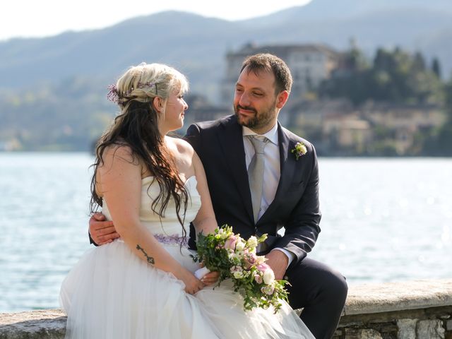 Il matrimonio di Carlotta e Gianluca a Orta San Giulio, Novara 45