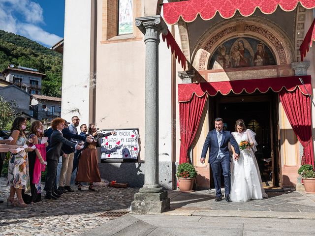 Il matrimonio di Dario e Nicole a Germasino, Como 42