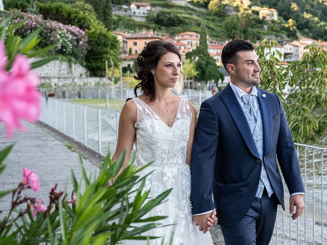 Il matrimonio di Dario e Nicole a Germasino, Como 45