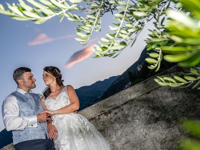 Il matrimonio di Dario e Nicole a Germasino, Como 63