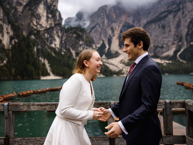 Il matrimonio di Tom e Elle a Braies-Prags, Bolzano 35