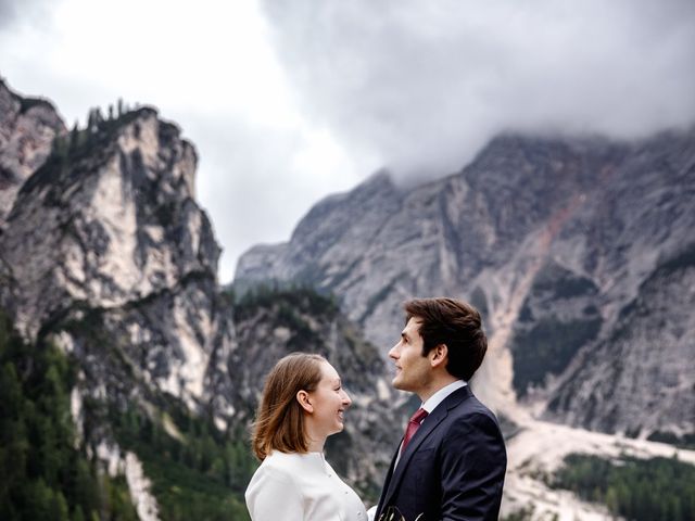 Il matrimonio di Tom e Elle a Braies-Prags, Bolzano 45