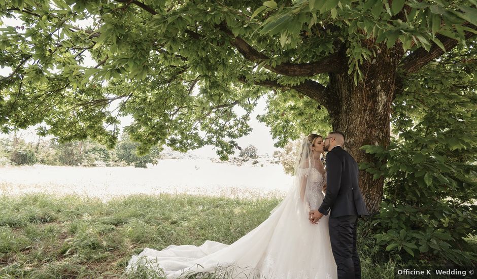 Il matrimonio di Riccardo e Silvia a Monte Compatri, Roma