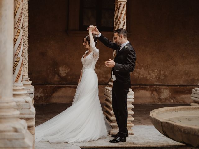 Il matrimonio di Mariangela e Sergio a Monreale, Palermo 31