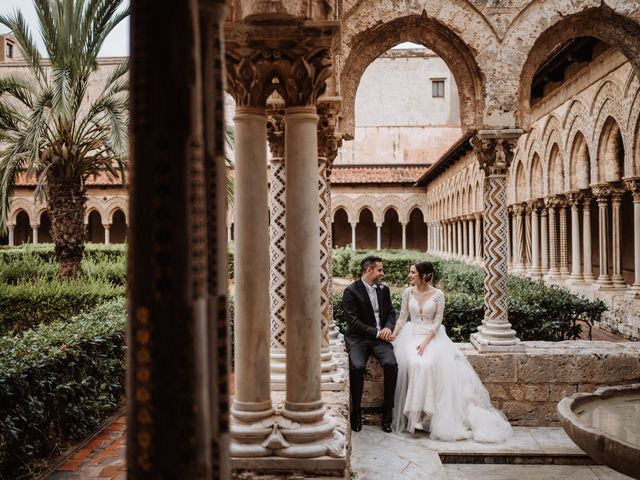 Il matrimonio di Mariangela e Sergio a Monreale, Palermo 34