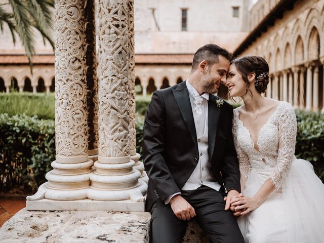 Il matrimonio di Mariangela e Sergio a Monreale, Palermo 35