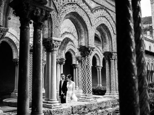 Il matrimonio di Mariangela e Sergio a Monreale, Palermo 36