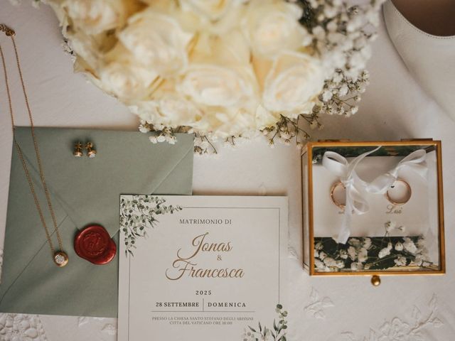 Il matrimonio di Jonas e Francesca a Rignano Flaminio, Roma 1