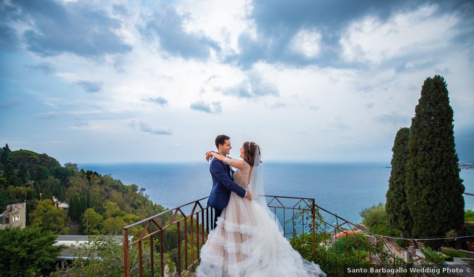 Il matrimonio di Dario e Monalise a Taormina, Messina