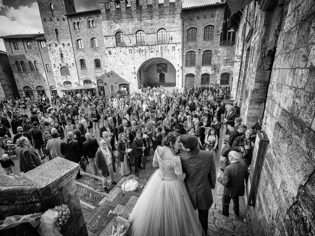 Il matrimonio di Francesco e Victoria a San Gimignano, Siena 54