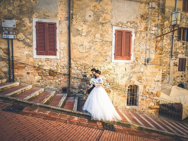 Il matrimonio di Francesco e Victoria a San Gimignano, Siena 56