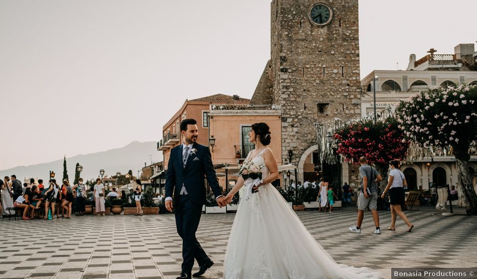 Il matrimonio di Flavio e Maria a Taormina, Messina