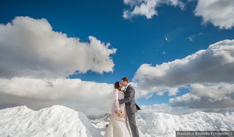 Il matrimonio di James e Kim a Cortina d'Ampezzo, Belluno
